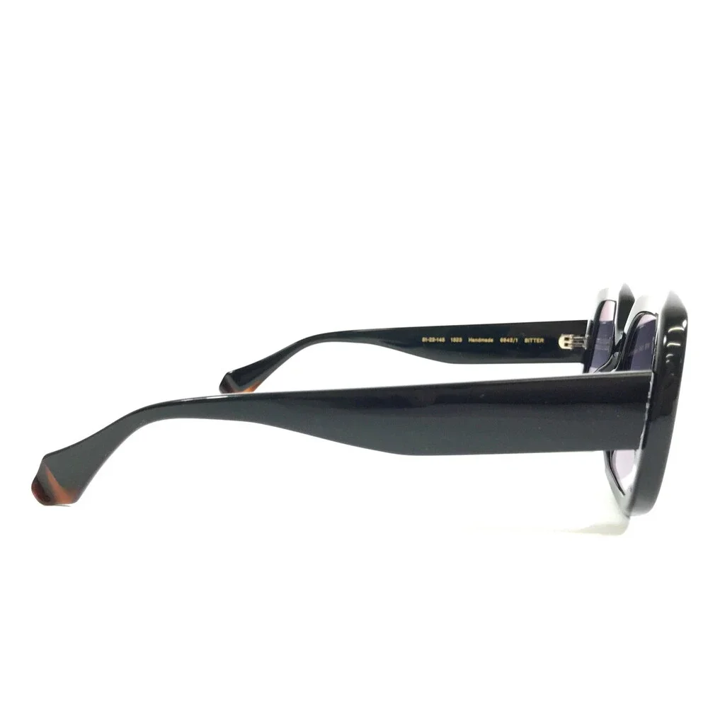 Gigi Studios Sunglasses BITTER 6942/1 Shiny Black Frames Gray Gradient Lenses